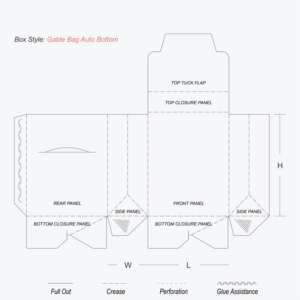 Gable-Bag-Auto-Bottom-Box-Dieline-Template