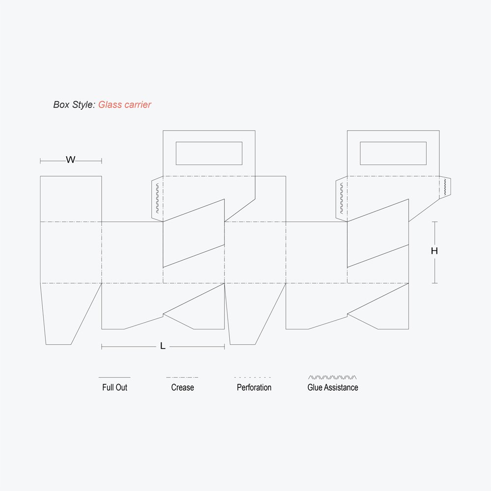 Glass-Carrier-Box-Dieline-Template